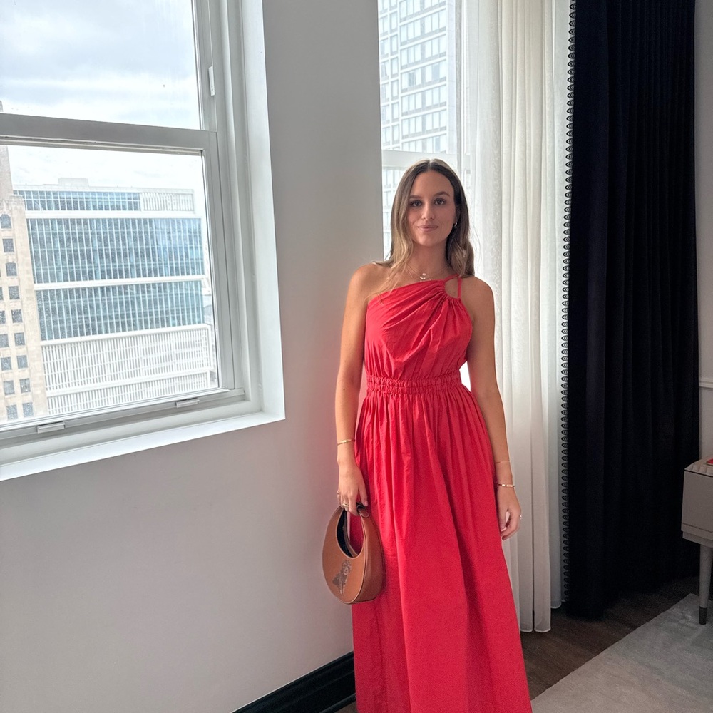 Tela Vibrant Red Dress